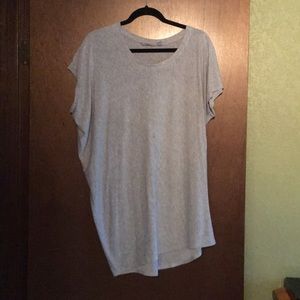 Athleta asymmetrical shirt - gray - M